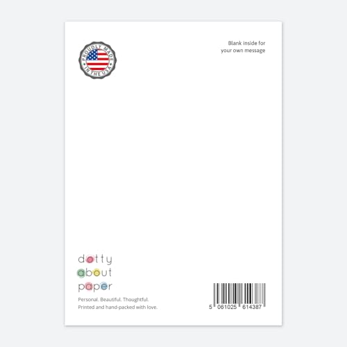 Watercolour Blue Stripes Baby Shower Card for Boy | 7x5 Greeting Card