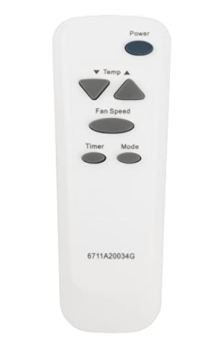 AULCMEET Replacement Remote Control for LG Window Air Conditioners