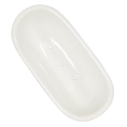 Aqua Eden Mini Ceramic Clawfoot Soap Dish - Vintage 5.7"