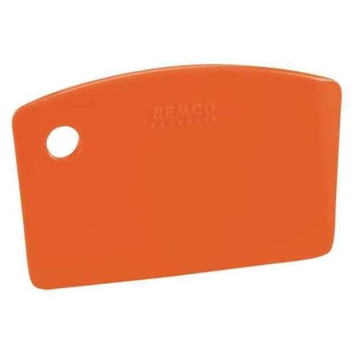 Remco Mini Bench Scraper - Polypropylene Orange Kitchen Tool