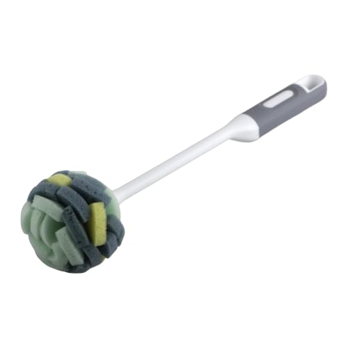 Casabella Long Handle Kitchen Sponge Dish Brush with Loop