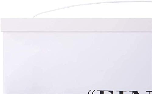 Benjia Magnetic Light Wood Poster Frame - 30x20, 30x30, 30x40 Sizes | Perfect for Photos & Artwork, White