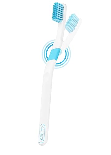 Zent Pressure-Sensitive Soft Toothbrush for Sensitive Teeth - Blue