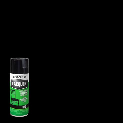 Rust-Oleum Specialty Lacquer Spray Paint, Gloss Black, 11 oz