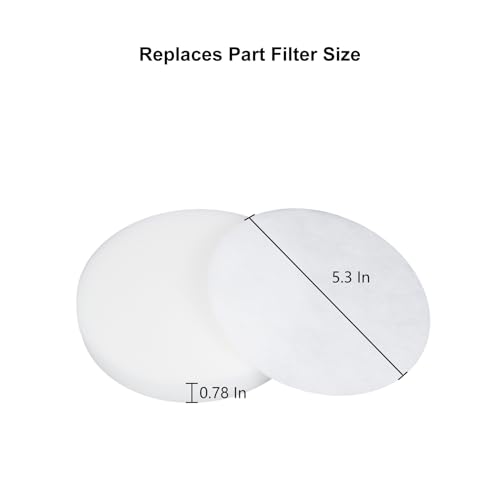 4-Piece Replacement Filter Set for Kenmore DU2012/DU2015/K4010 Vacuums
