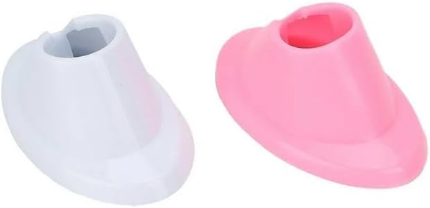 Rosojodg Soft Rubber Nail Polish Bottle Holder Anti-Spill 2Pcs