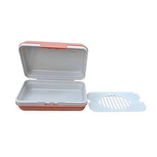 Travel Soap Box Set - 2 Leakproof Containers with Drainage Tray