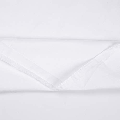 BEDSUM Standard Microfiber Pillowcases - Set of 2, 20x26, White