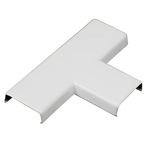 Wiremold Nonmetallic T-Fitting for Raceway, White, 1 Pack - Easy Install
