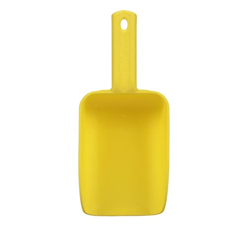 Remco 32 Oz Poly Hand Scoop - Durable Hygienic Small Scoop, Yellow