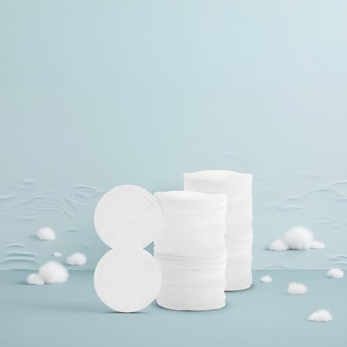Disposable Soft Facial Cleansing Pads 100 Pcs Round Cotton Face Wipes