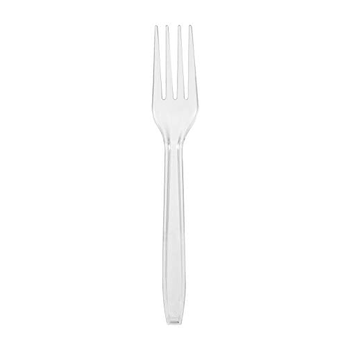 Glad Heavy Duty Clear Plastic Cutlery Set - 72 Piece (3 Packs of 24)