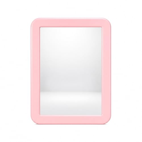Magnetic Locker Mirror 5x7 Inch Pink Small Rectangular Mirror