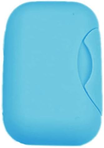 Blue Travel Soap Storage Box - Portable Bathroom Organizer for Camping & Hotel