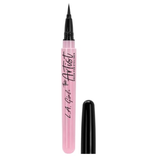 L.A. Girl Artist Brush Pen Liquid Eyeliner Inky Black