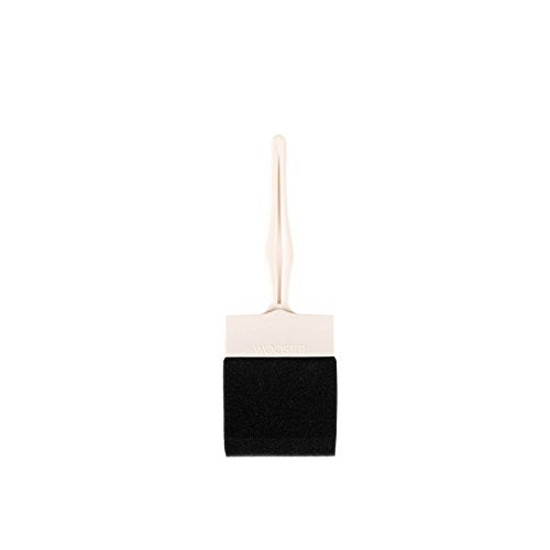 Wooster 3 Inch Deluxe Quality Paint Brush - Polyester Trim, Black/Gold Handle