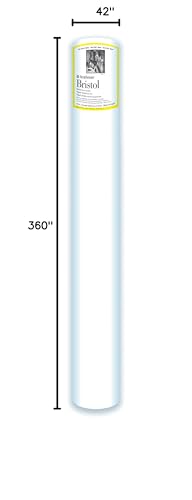 Strathmore 300 Series Bristol Vellum Paper Roll - 42" x 10 Yards