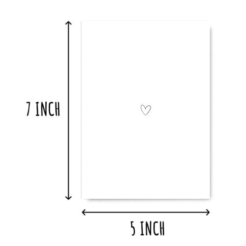 Heart Greeting Card - 5x7 Premium Card for Valentine's Day