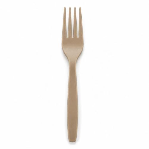 Zero Era Compostable Forks, 10 Count - Plant-Based & Plastic-Free