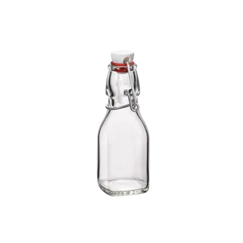 Bormioli Rocco Swing Bottle Set of 20 - 4.25 oz Clear Glass