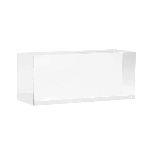Missartist 2x2x4 Inch Clear Acrylic Cube Jewelry Display Stand Diamond Polished