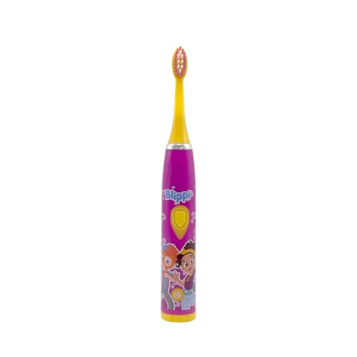 Brush Buddies Blippi Kids Electric Toothbrush Battery Powered Purple