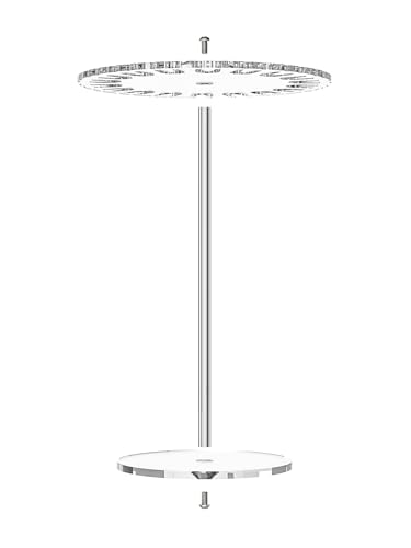 Acrylic Necklace Organizer Stand - Rotating Jewelry Display Rack