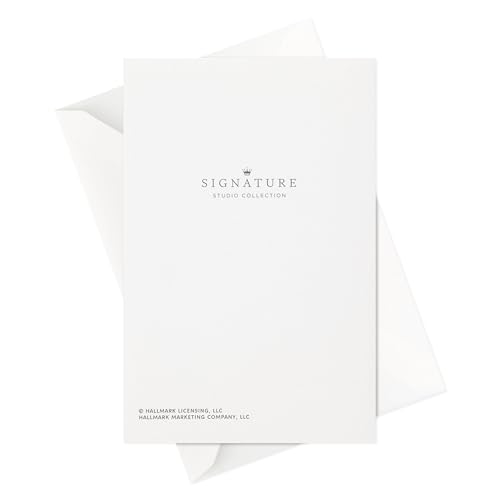 Hallmark Signature Wedding Card - Rest of Your Lives Gold Foil Design