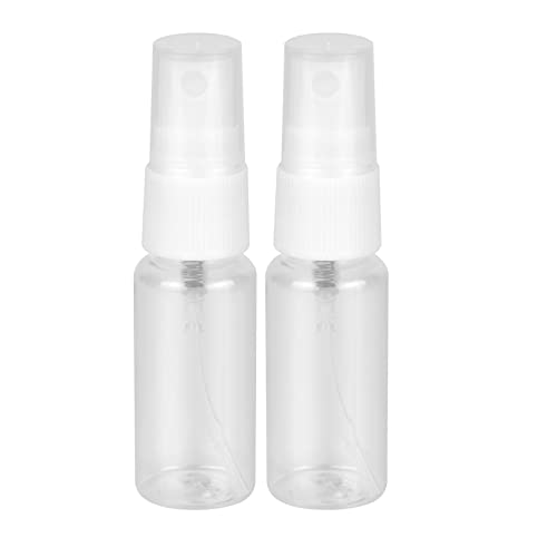 FOHOLA 20ml Clear Travel Spray Bottles Refillable Mist Atomizer Set 2 Pcs