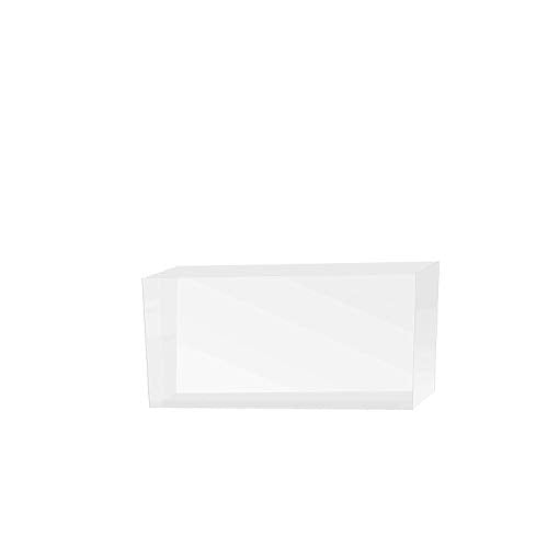 Missartist 2x2x4 Inch Clear Acrylic Cube Jewelry Display Stand Diamond Polished