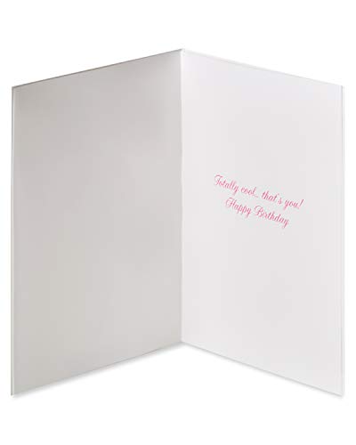Papyrus Totally Cool Birthday Card with Gold Seal, 7x5 inches