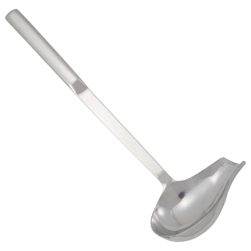 Winco 2 oz Stainless Steel Ladle with Deep Bowl – Dishwasher Safe