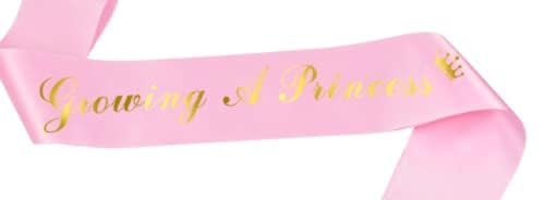 Pink Baby Shower Sash and Daddy to Be Tinplate Badge Pin Set
