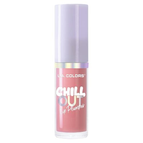 L.A. Colors Chill Out Lip Plumper - Pinky Cool Hydrating Gloss