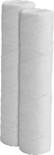 GE FXWSC Whole House Water Filter Cartridges, 30 Micron, 12-Pack