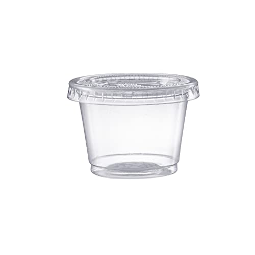 Jello Shot Cups with Lids - 1 Oz Portion Containers, 200 Count