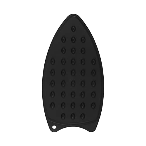 HARFINGTON Black Silicone Iron Rest Pad – Heat Resistant Ironing Mat