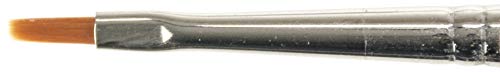 KINGART Premium Flat Shader Artist Paint Brush, Synthetic Taklon Hair Size 0