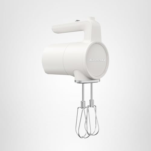 KitchenAid Go Cordless Hand Mixer - battery sold separately, KHMR700, Porcelain White