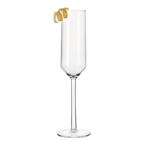 G.E.T. SW-1462-CL Clear 6oz. Champagne Glass Tritan Via Collection (Pack of 12)