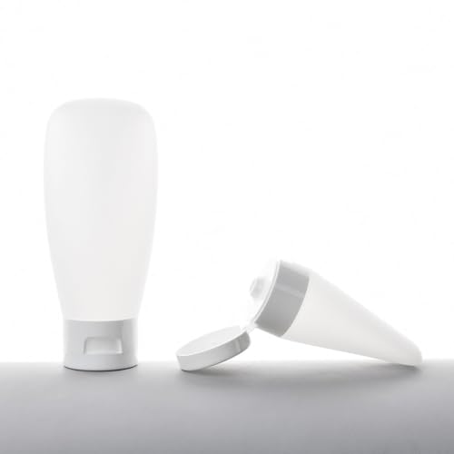 GSHLLO 4 Pcs Refillable Travel Squeeze Bottles for Toiletries