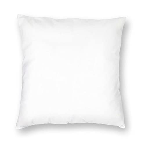 Personalized 18x18 Inch Photo & Logo Pillow Cover - White, Customizable
