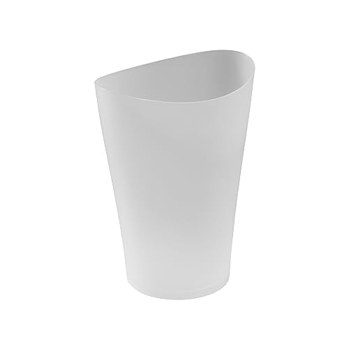 Rubbermaid Spa Works 9 Quart Compact Wastebasket - Clear, Contemporary Style