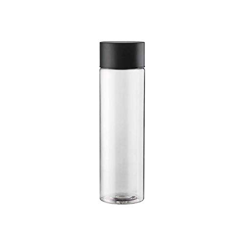 400ml Reusable Plastic Juice Bottles with Black Caps - Leak Proof & Wide Mouth