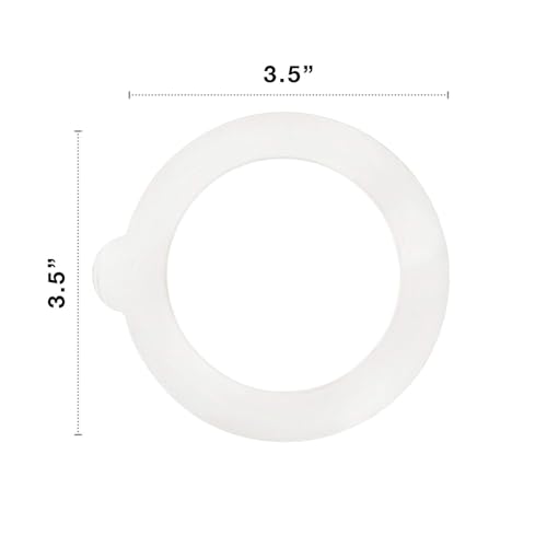 Bormioli Rocco 3.5" Replacement Rubber Gaskets for Fido Jars - Pack of 6
