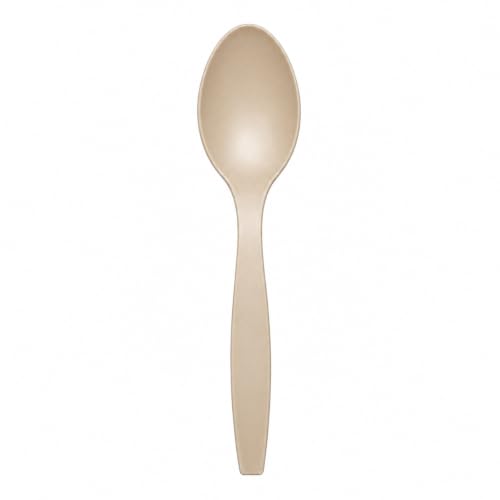 Zero Era Compostable Disposable Spoon, 10 Count - Eco-Friendly Tea Fiber Cutlery