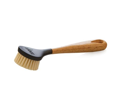 Lodge Cast Iron Scrub Brush - 10 Inch Durable Kitchen Cleaning Tool