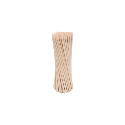 6" Natural Bamboo Skewers (100 PCS) - Eco-Friendly BBQ & Party Picks