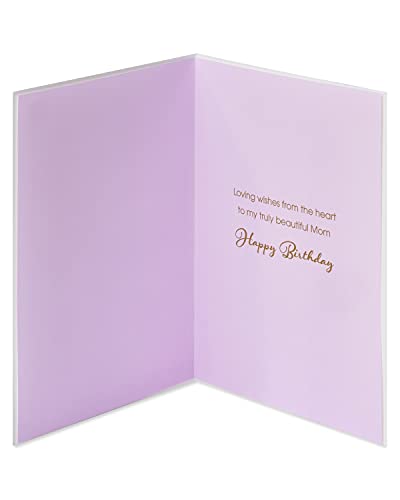 Papyrus Birthday Card for Mom Wishes From The Heart - Elegant Butterfly Design