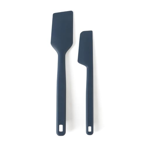 Calphalon 2-Piece Silicone Kitchen Scraper Set - Heat-Resistant & Nonstick Safe